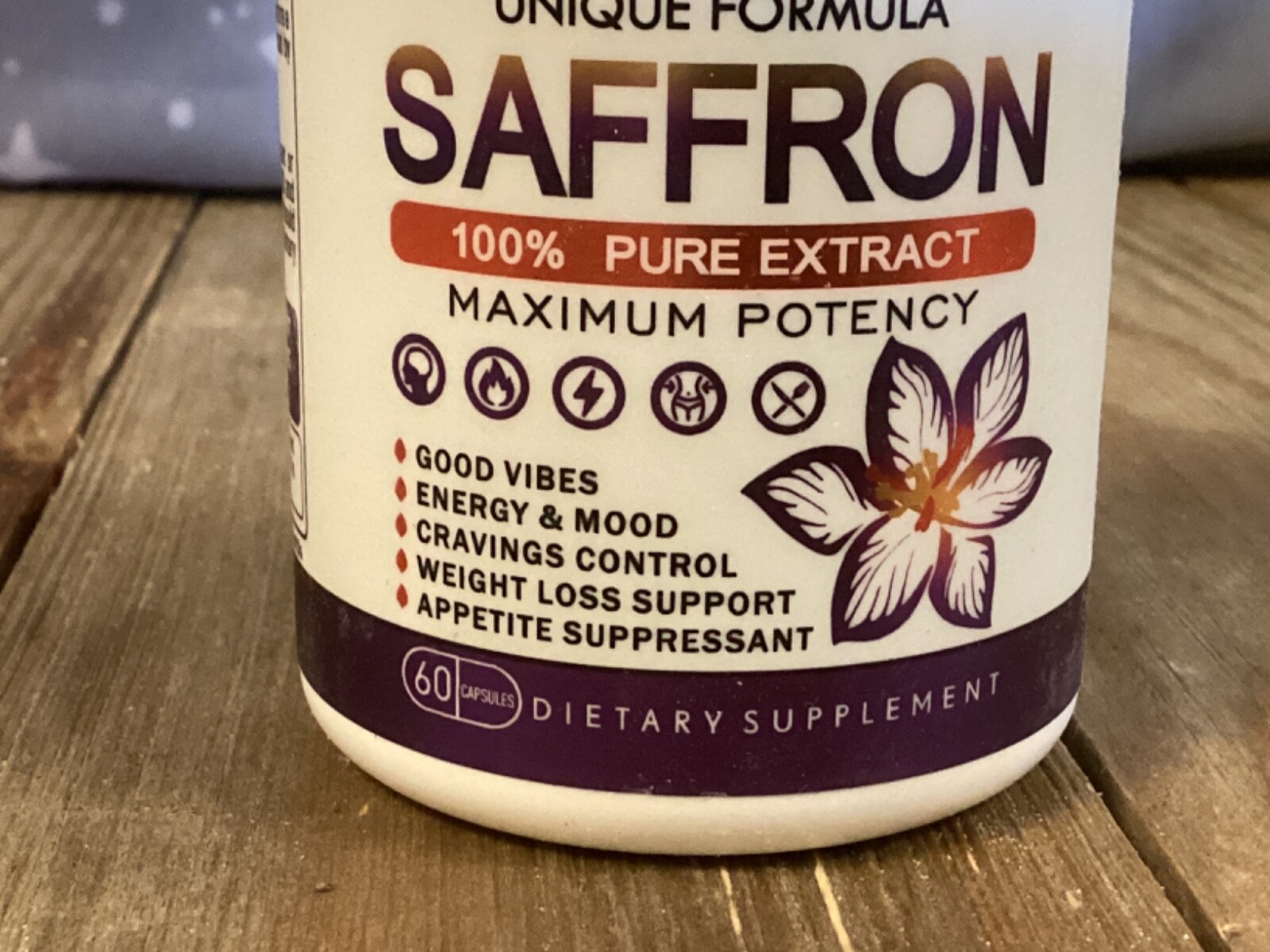 Saffron Extract-Weight Loss Appetite Suppressant Saffron Capsules~*Exp 08/2025*