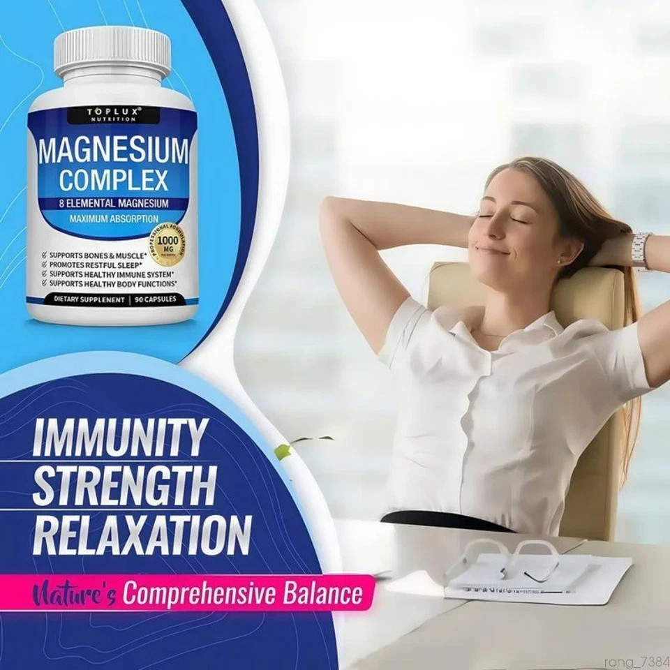 Magnesium complex 1000mg 7 types | Sleep musculoskeletal support 90
