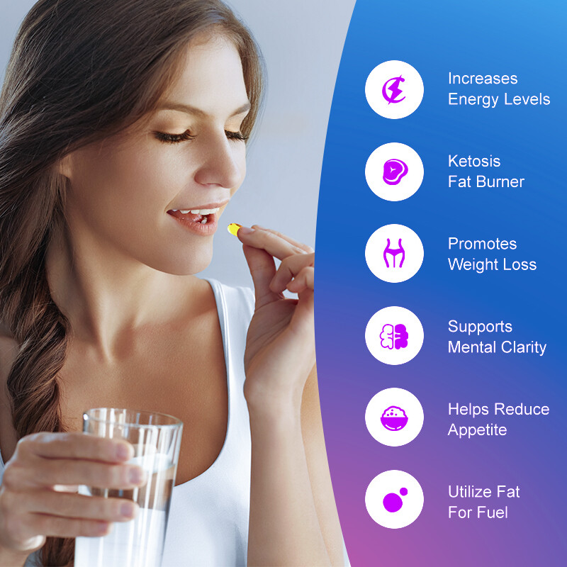 KETO BHB Diet Pills Ketone Weight Loss Fat Burner Carb Blocker Diet Capsules