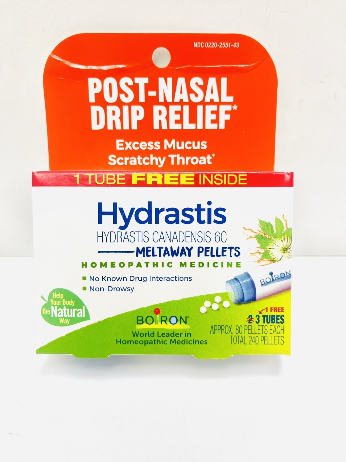 Hydrastis Meltaway Pellets Homeopathic 3 Tubes 80 Pellet In Each EXP 3/29