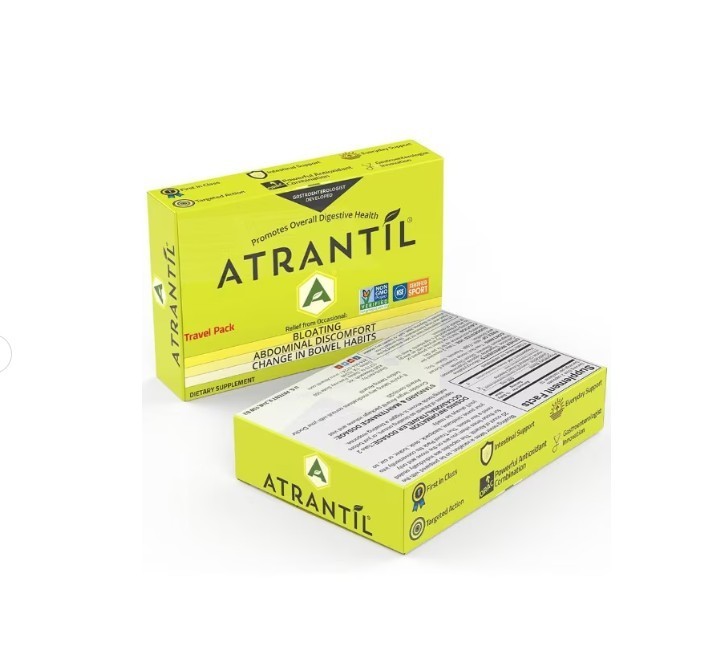 ATRANTíL (20 Count)–Bloating Relief and Everyday Digestive Health–Travel Pak