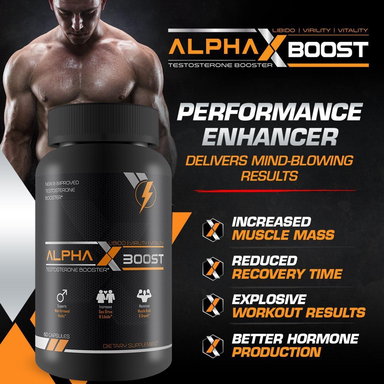 Alpha X Boost – Optimum Performance Technology – Natural Testosterone Booster