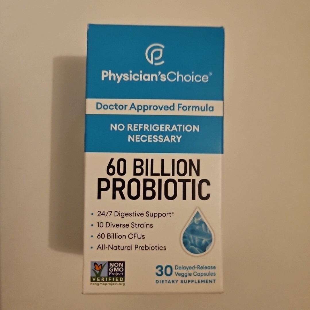 Physician’s Choice 60 Billion Probiotic 30 veg capsules Exp 2025+