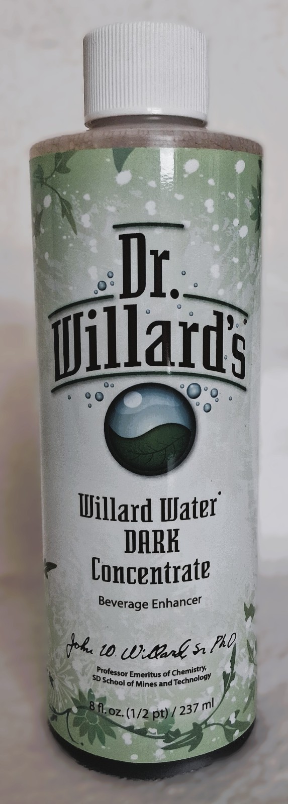 Dr Willards Water Dark Concentrate 8 fl. oz. Beverage Enhancer – Exp 09/27