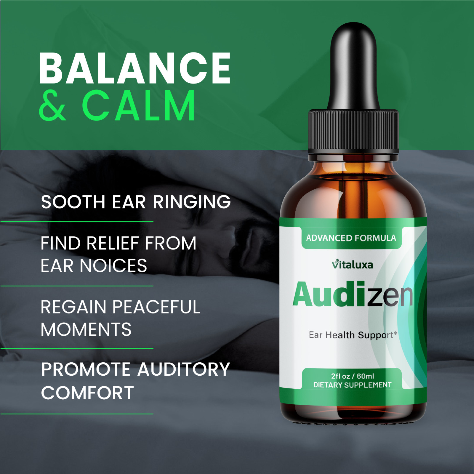 (3 Pack) Audizen Drops – Advanced Ear Health and Hearing Support Formula (6 oz)