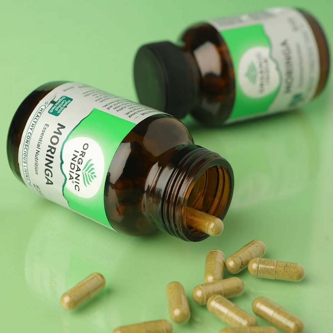 Organic India Moringa 60 Capsules Bottle – Pack Of 3