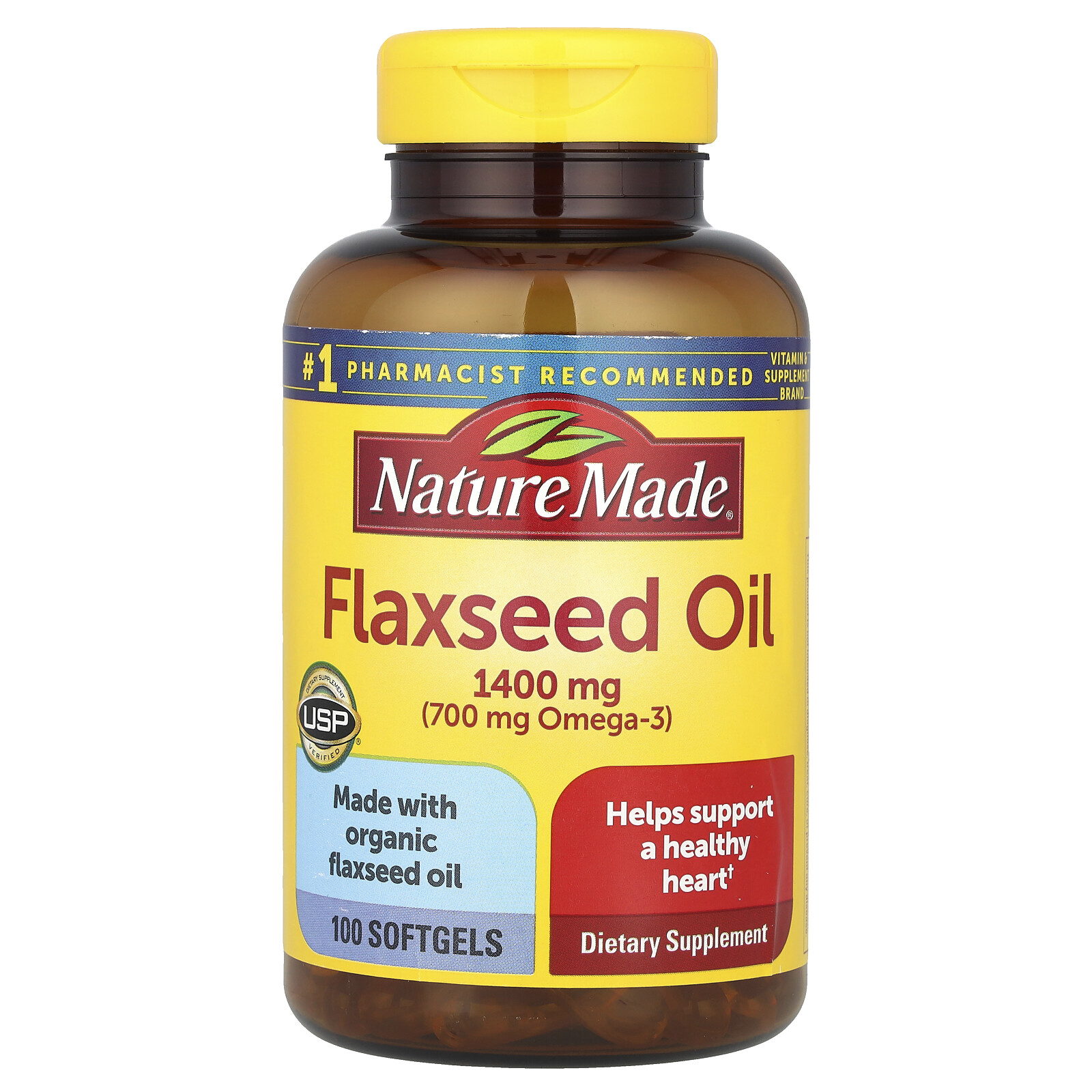 Flaxseed Oil, 100 Softgels
