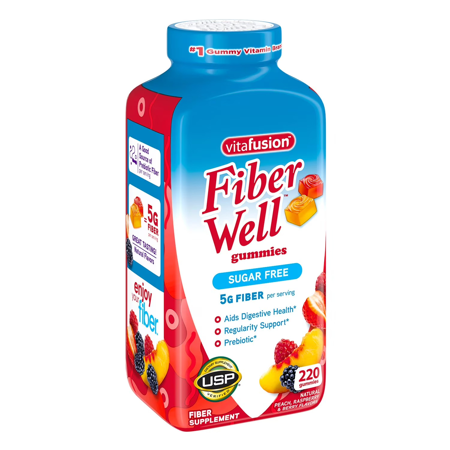 2 PACK – Vitafusion Fiber Well Gummies 220 Count {Total 440 Gummies} – NEW