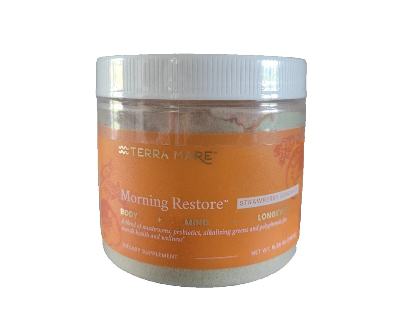 Terra Mare Morning Restore Daily Wellness Strawberry Lemonade 6.35 oz