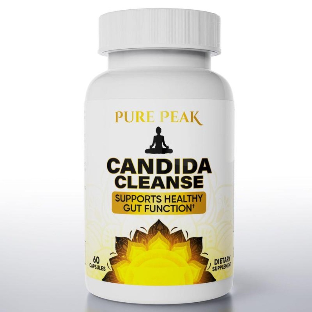 Pure Peak Candida Cleanse | 60ct Gut Health & Yeast Balance Supplement