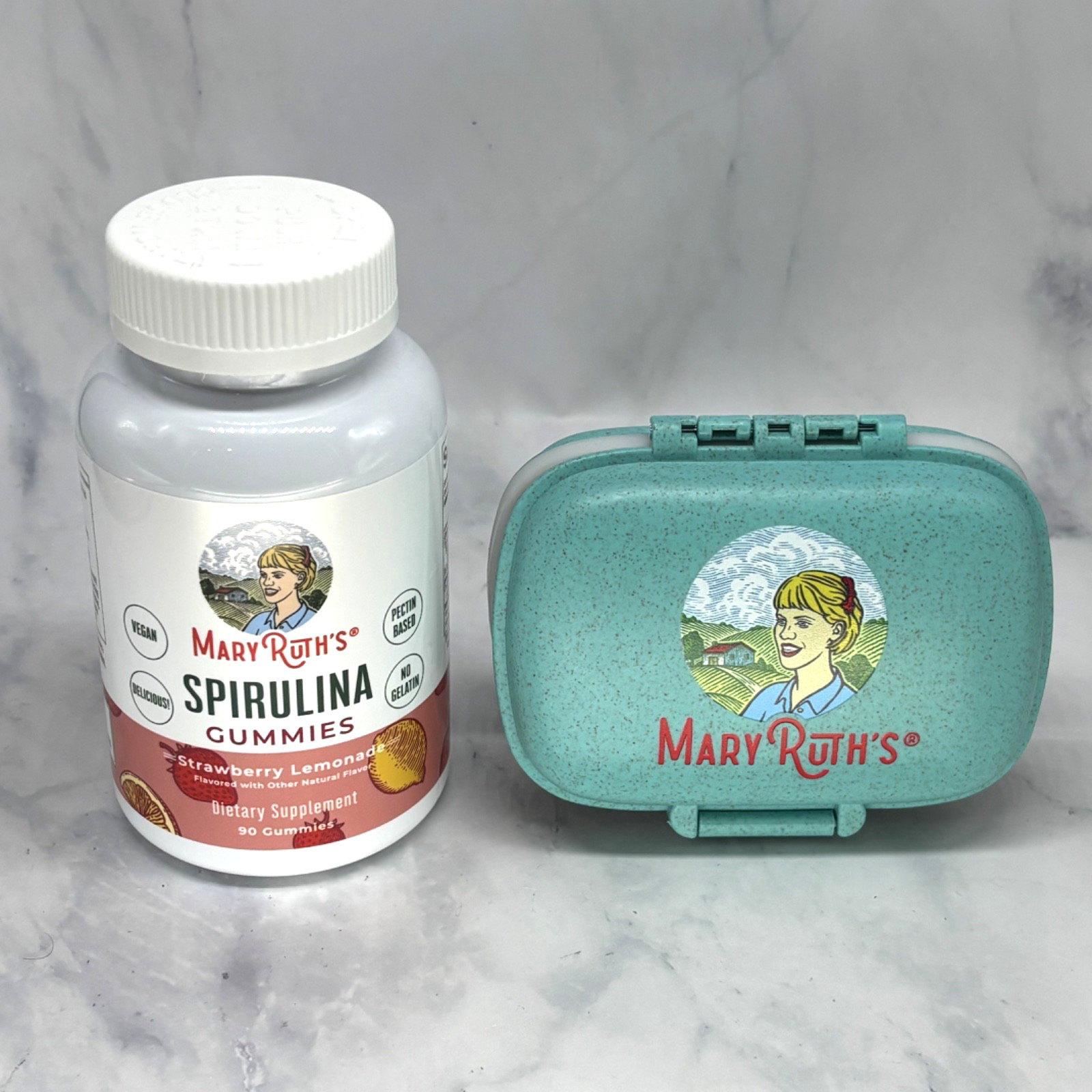 MARY RUTH’S Spirulina Gummies 90 Gummies Exp 04/2026 **FREE GIFT W/PURCHASE**
