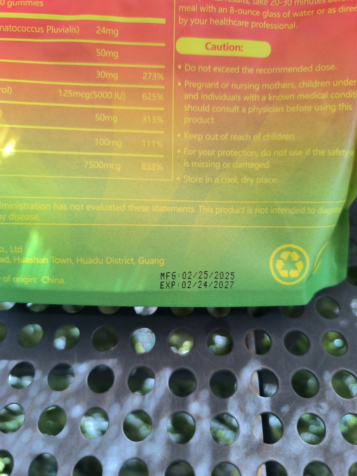 2 Daily Tanning Gummies Supplement 60×2=120 Gummies 60-Day Supply Exp:02/24/2027