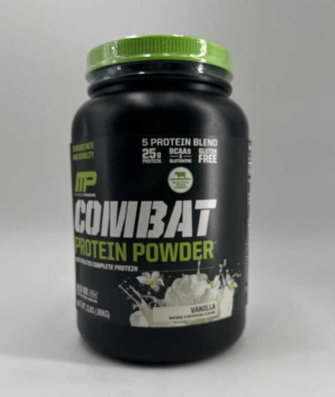 Lot of 9 (Case) Combat Sport 2lb Vanilla-5-Protein Blend -EXP 7/26-FREE S/H