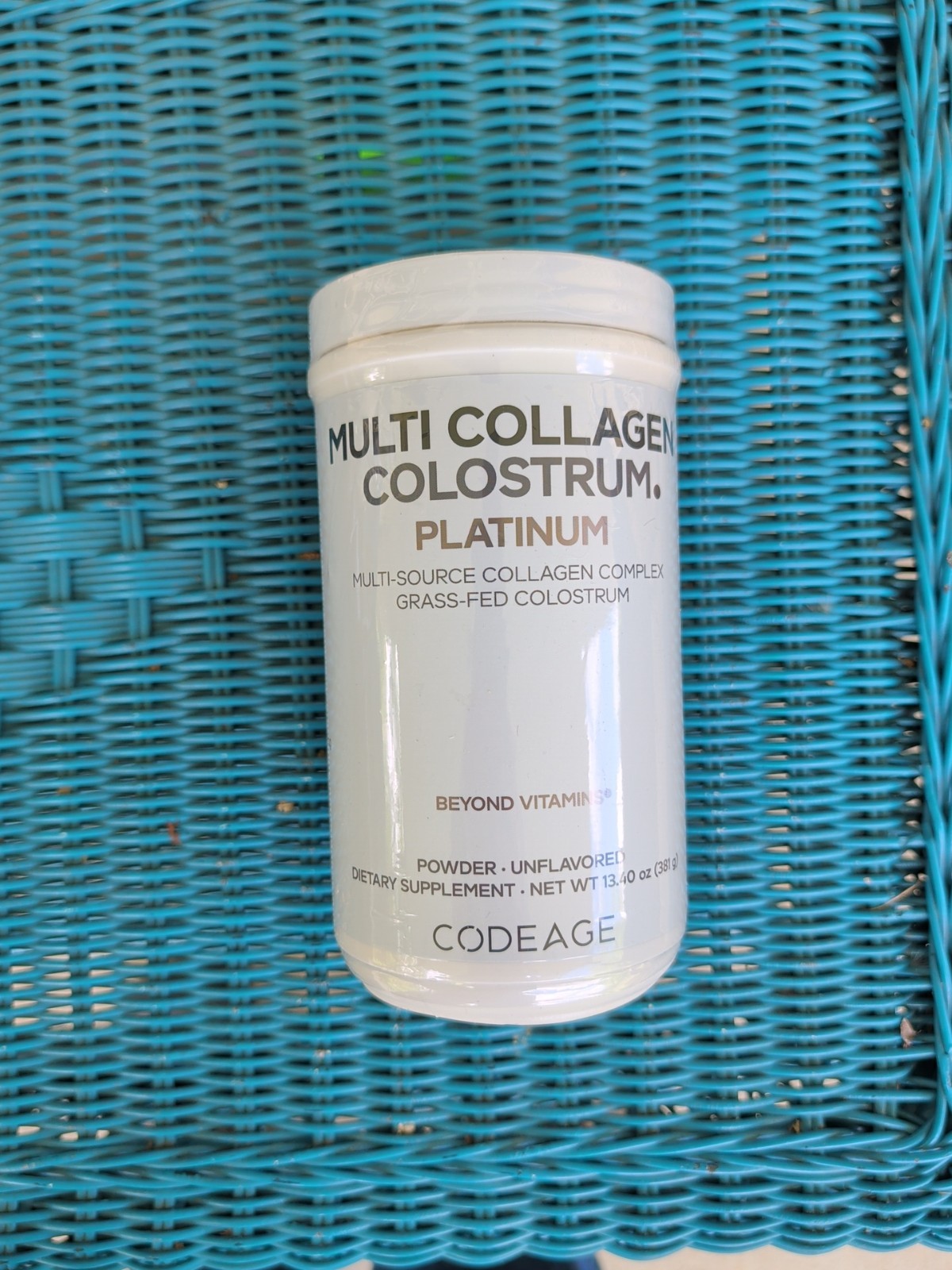 Codeage Multi Collagen Colostrum Platinum Grass Fed 13.4 Oz 3/3/2028