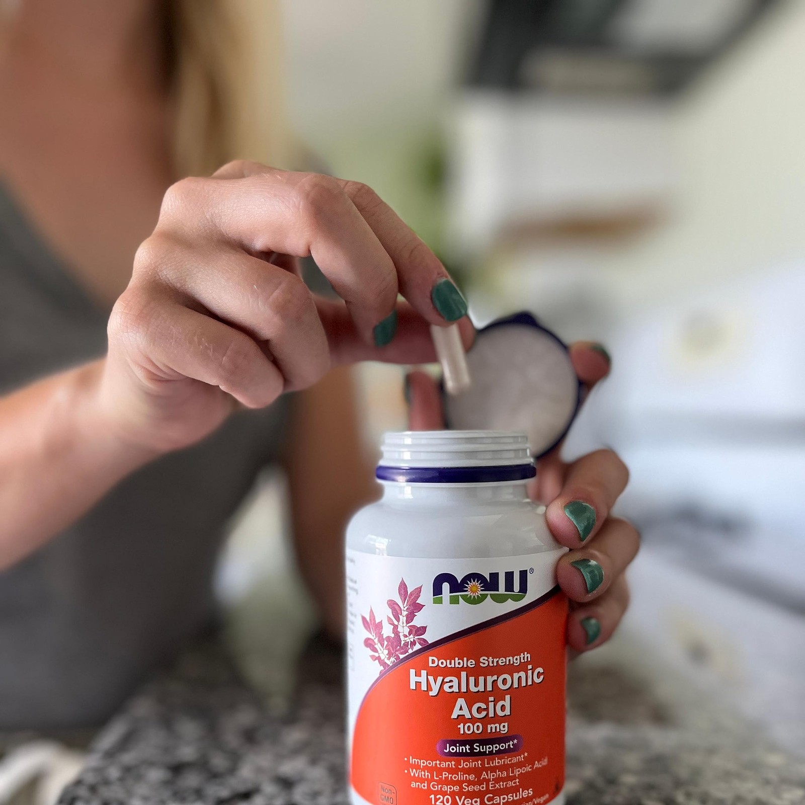 NOW Foods Supplements, 120 Count (Pack of 1), Cream/Beige W/Speckles