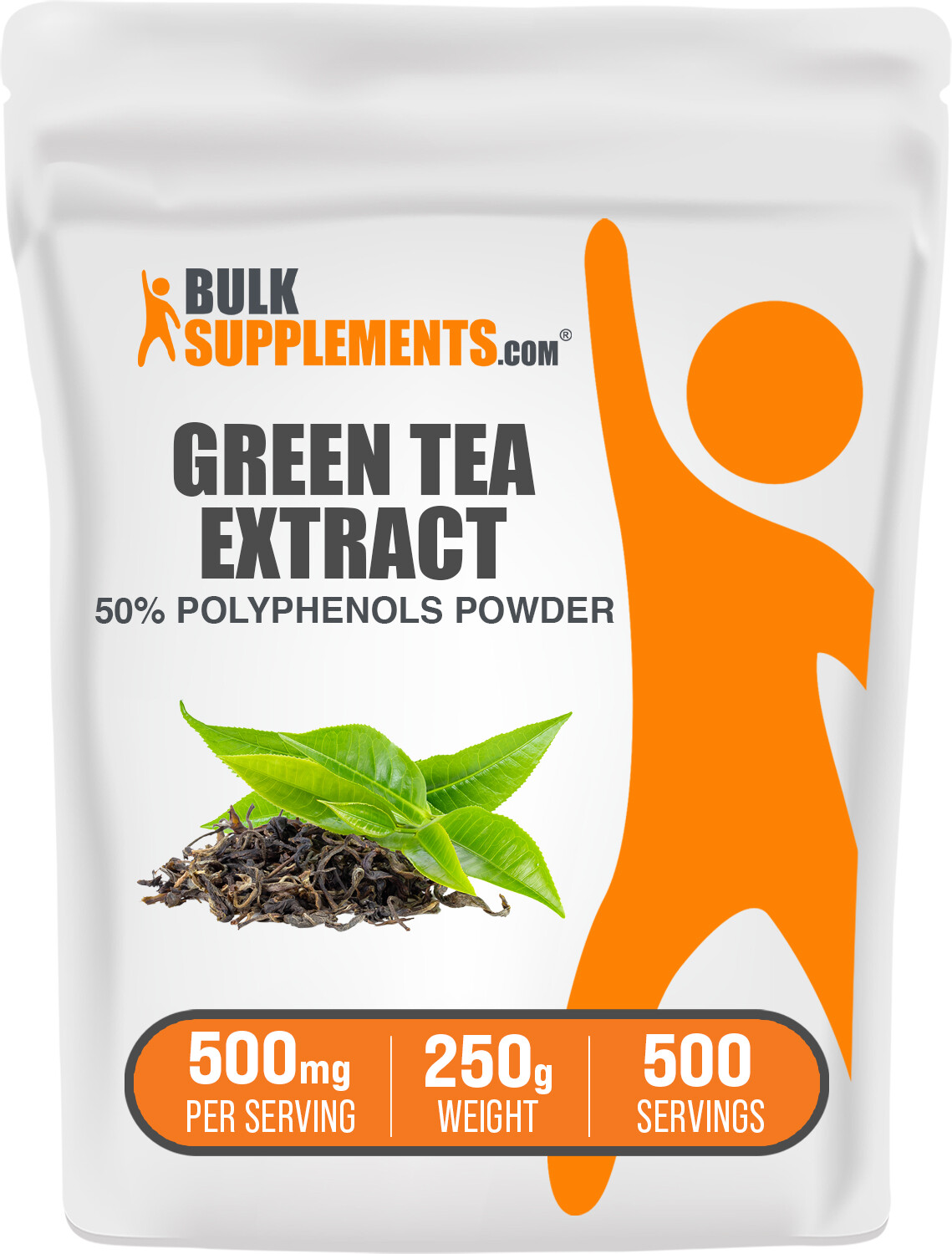 BulkSupplements Green Tea Extract (50% Polyphenols) – 500 mg Per Serving