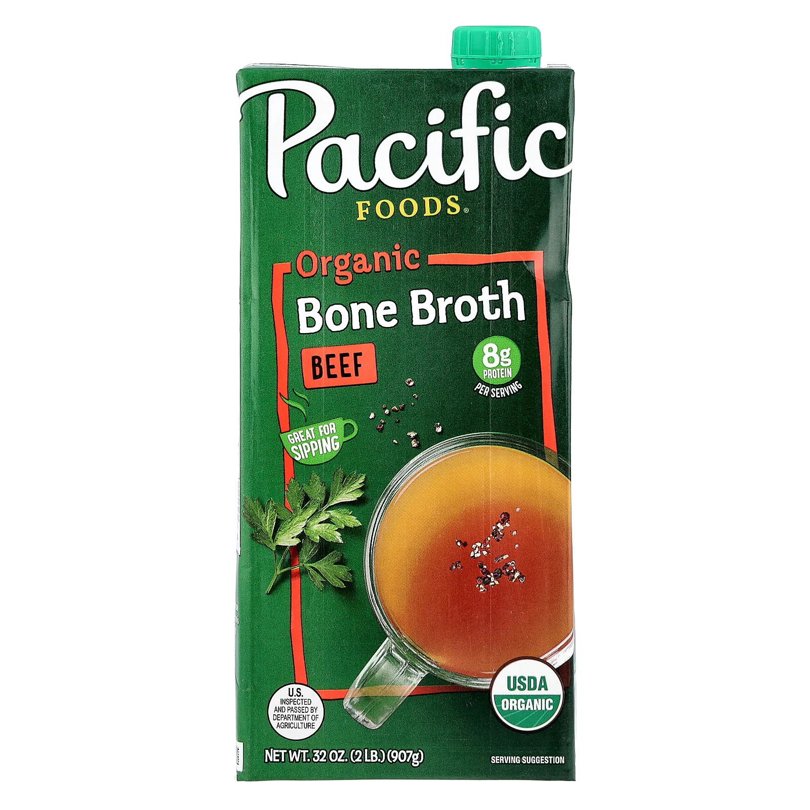 Organic Bone Broth, Beef, 32 oz (907 g)