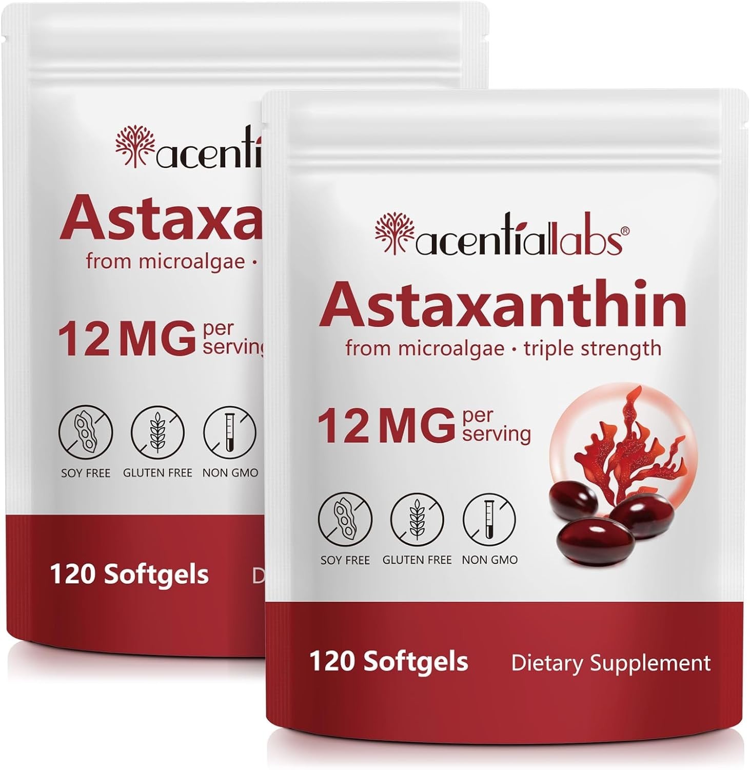 ZUZOKKAHA Astaxanthin Supplements 12mg – 120 Softgels | Premium Natural Antio…