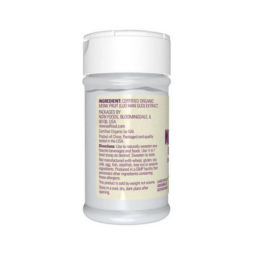 Organic Monk Fruit Ext Powder 0.7 Oz By Now Foods