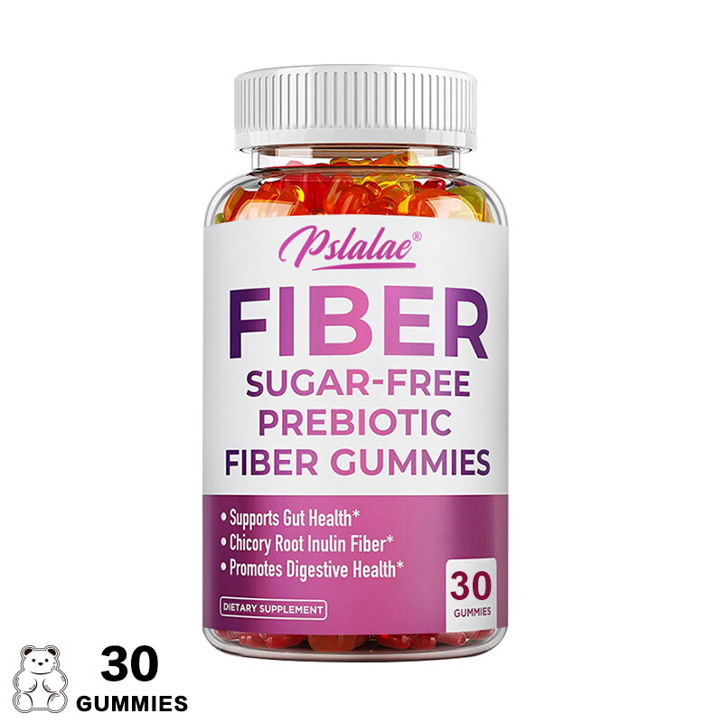 Aldult Sugar Free Prebiotic Fiber Gummies – Chicory Root Inulin Fiber Supplement