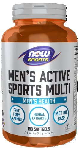 NOW FOODS Men’s Active Sports Multi 180 Softgels