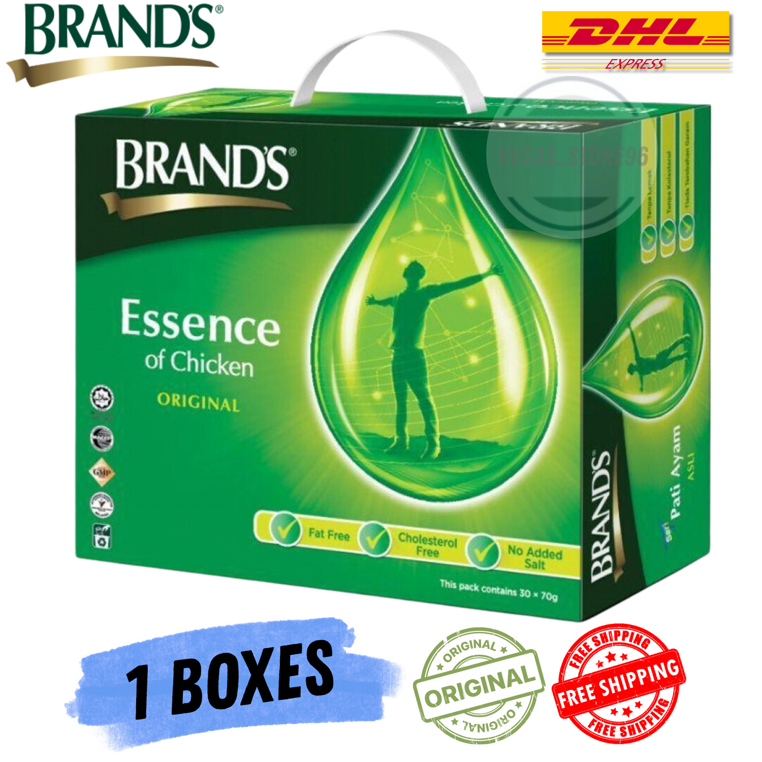 BRAND’S Essence of Chicken Original 70g x 30 Bottles FREE SHIPPING DHL EXPRESS