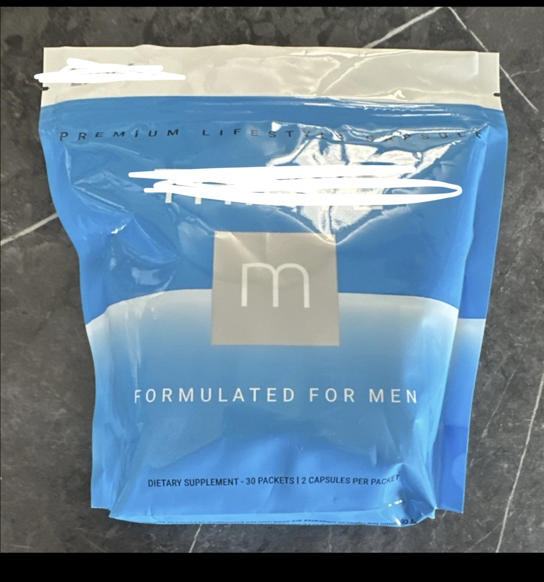 Supplement Capsules for Men 30 Packets Vitamin Blend