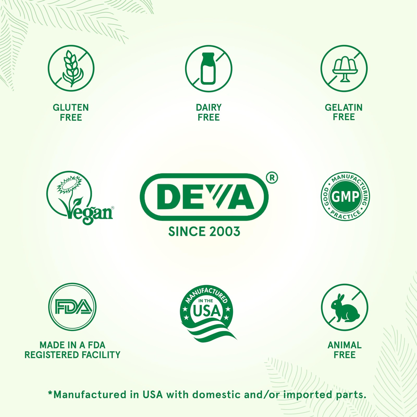 DEVA Vegan Vitamins Prenatal Multivitamin & Mineral – 90 Count (Pack of 2)
