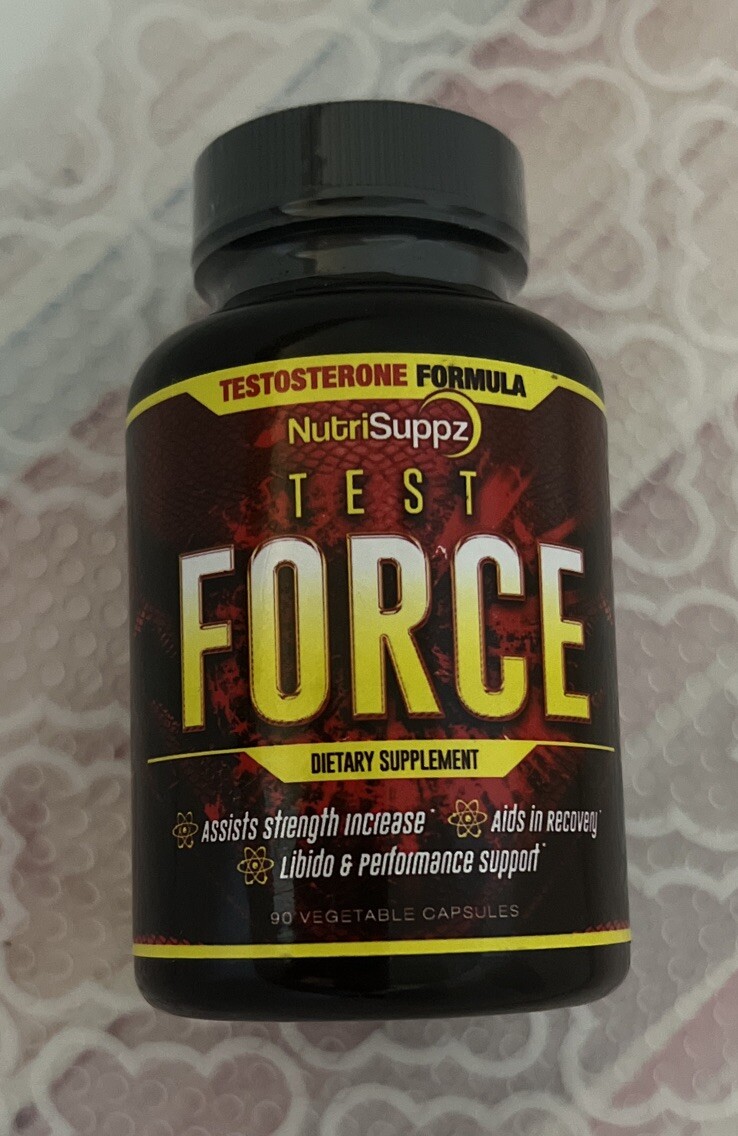 Nutri Suppz Test Force Testo Support 90 VegCaps Exp 07/25
