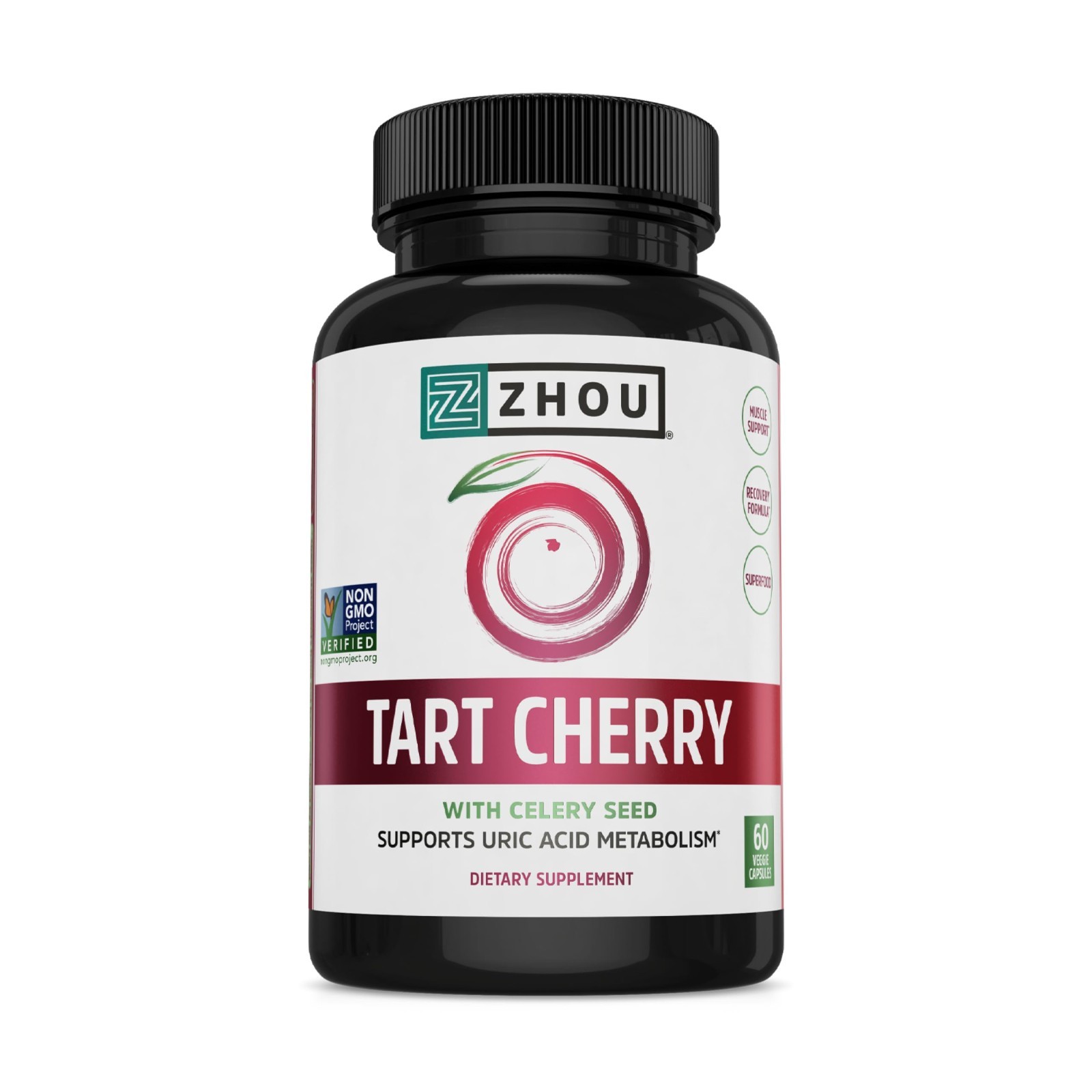 Tart Cherry Extract Capsules – 60 Count, Natural Sleep Aid & Antioxidant Support