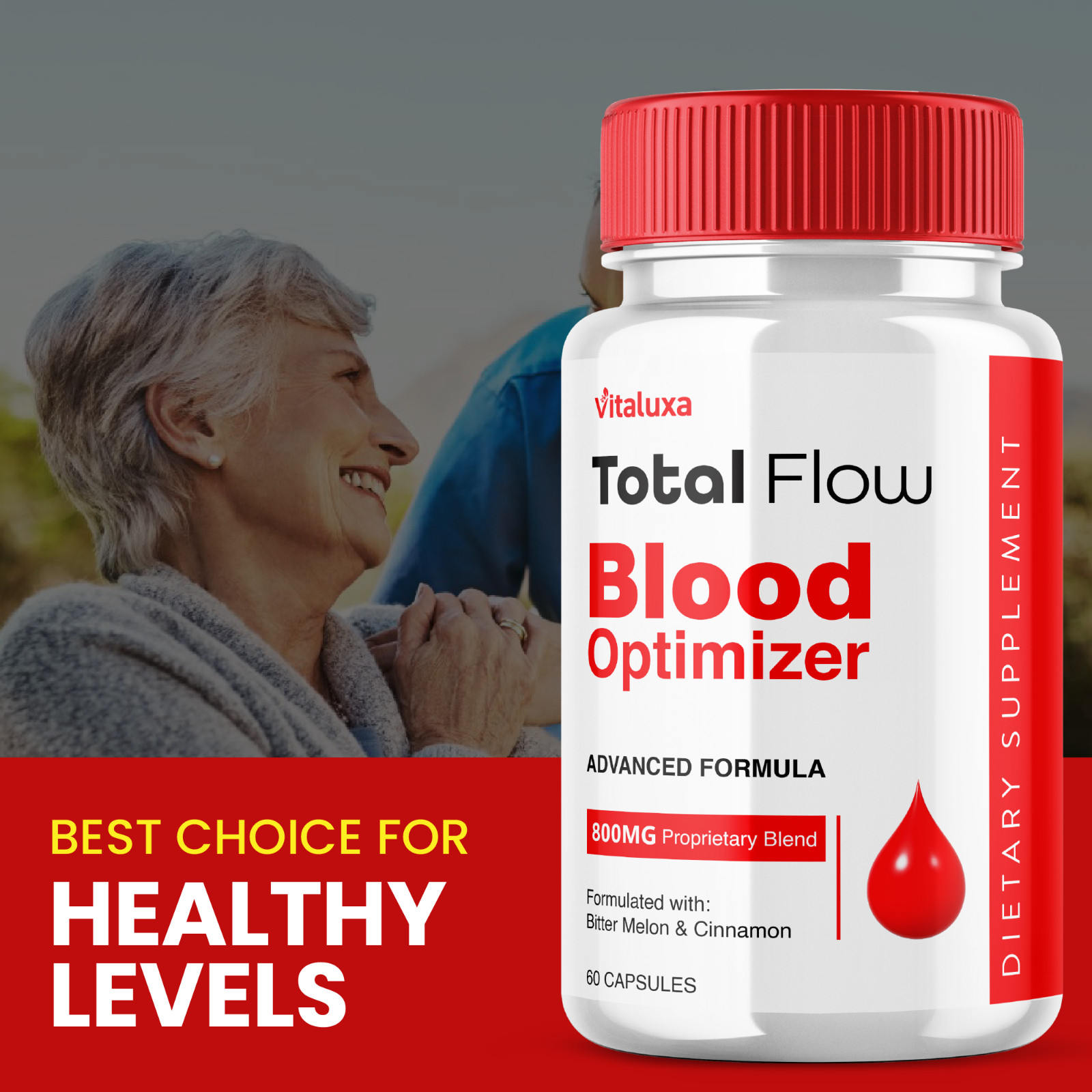 (3 Pack) Total Flow Blood Balance, Blood Optimizer Support (180 Capsules)