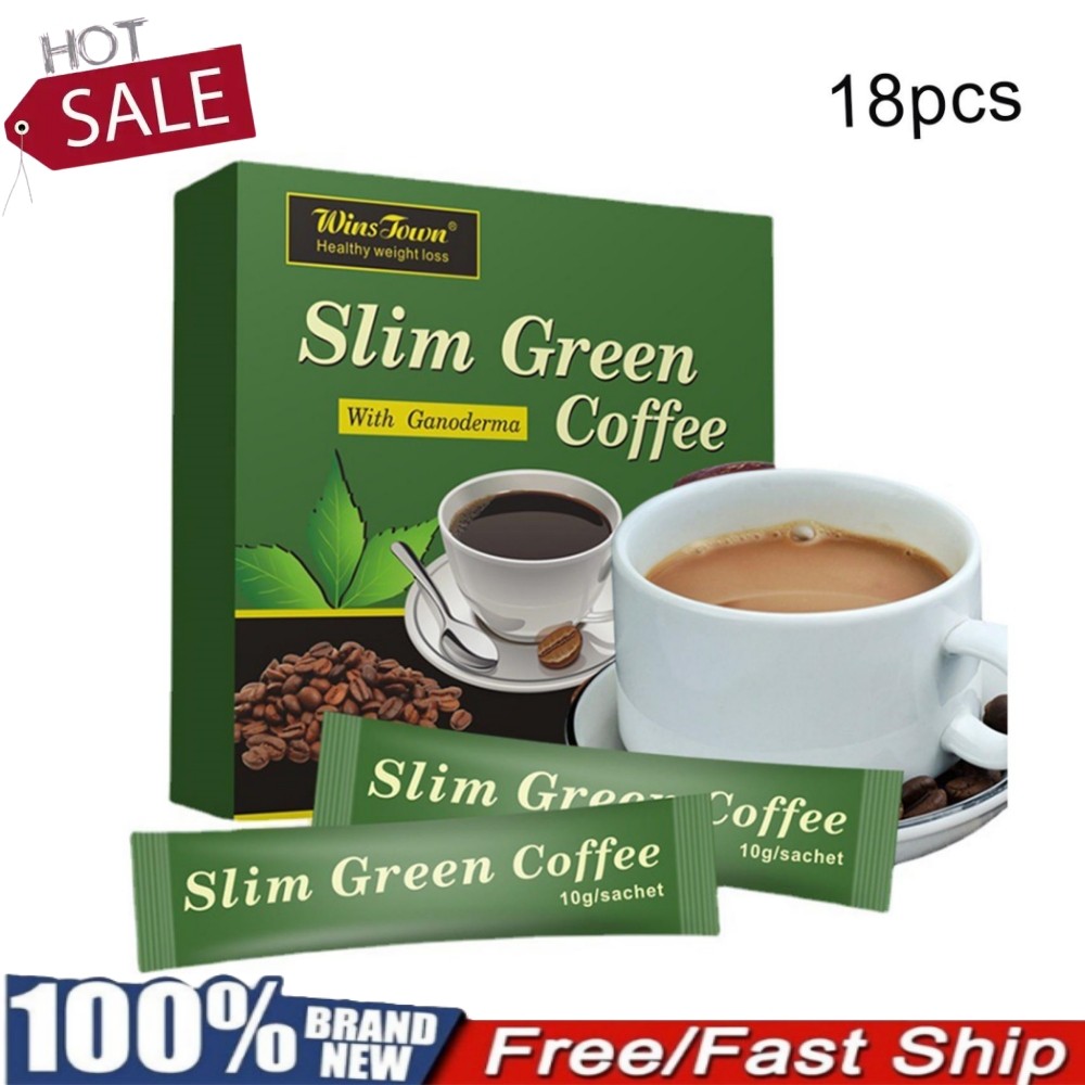 Slim Green Coffee with Loss+Natural Weight Ganoderma-Healthy Metabolism Supports