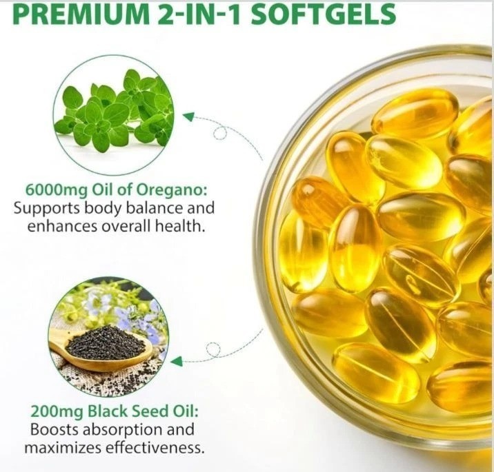 Resilia Oil Of Oregano With Black Seed Oil 6,000MG 300 Softgels (Fast Delivery)*