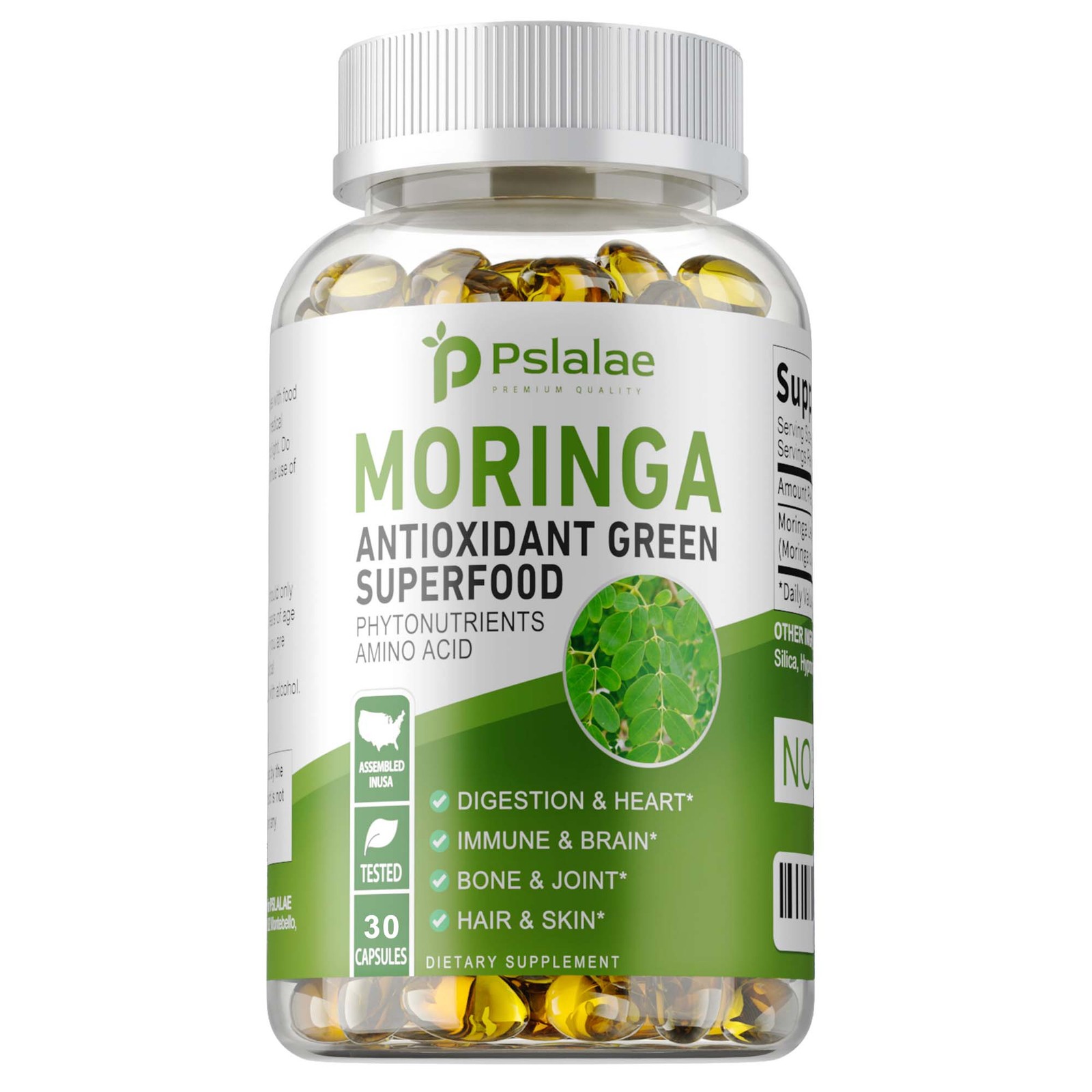 Moringa – Antioxidant, Immune Booster, Energy & Metabolism, Digestive Support