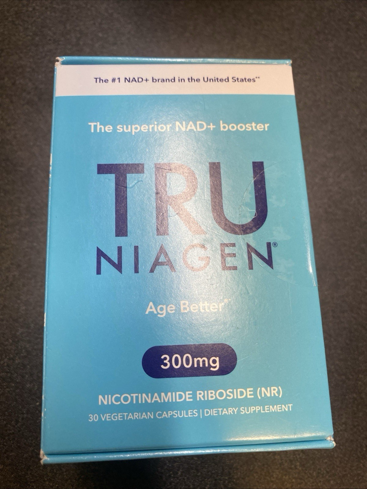 Tru Niagen 300mg 30 Capsules Dietary Supplement | Clinically Proven NAD+ Booster
