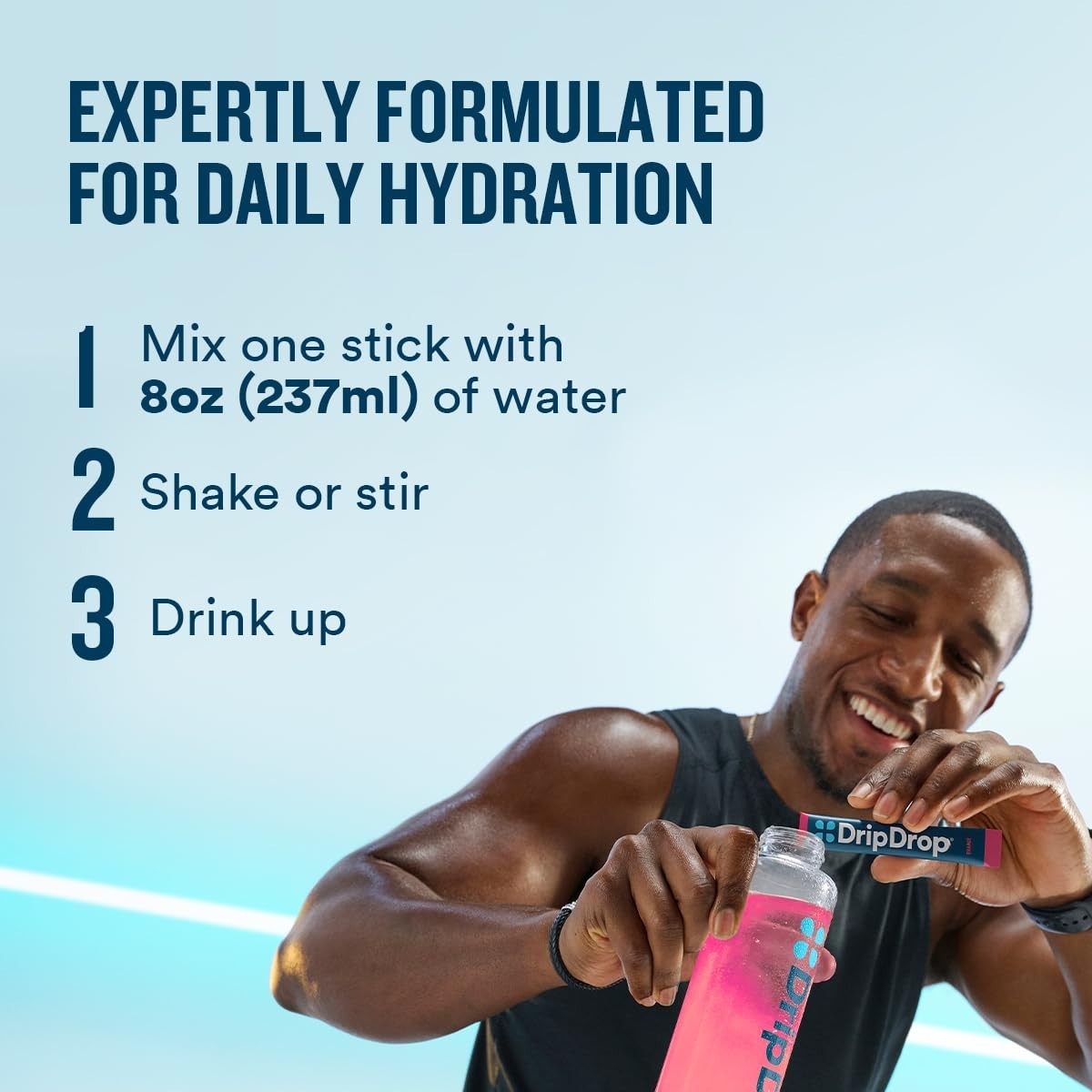 Electrolyte Drink Mix Variety Pack – 16 Single Serve Hydration Sticks – Non-GMO,