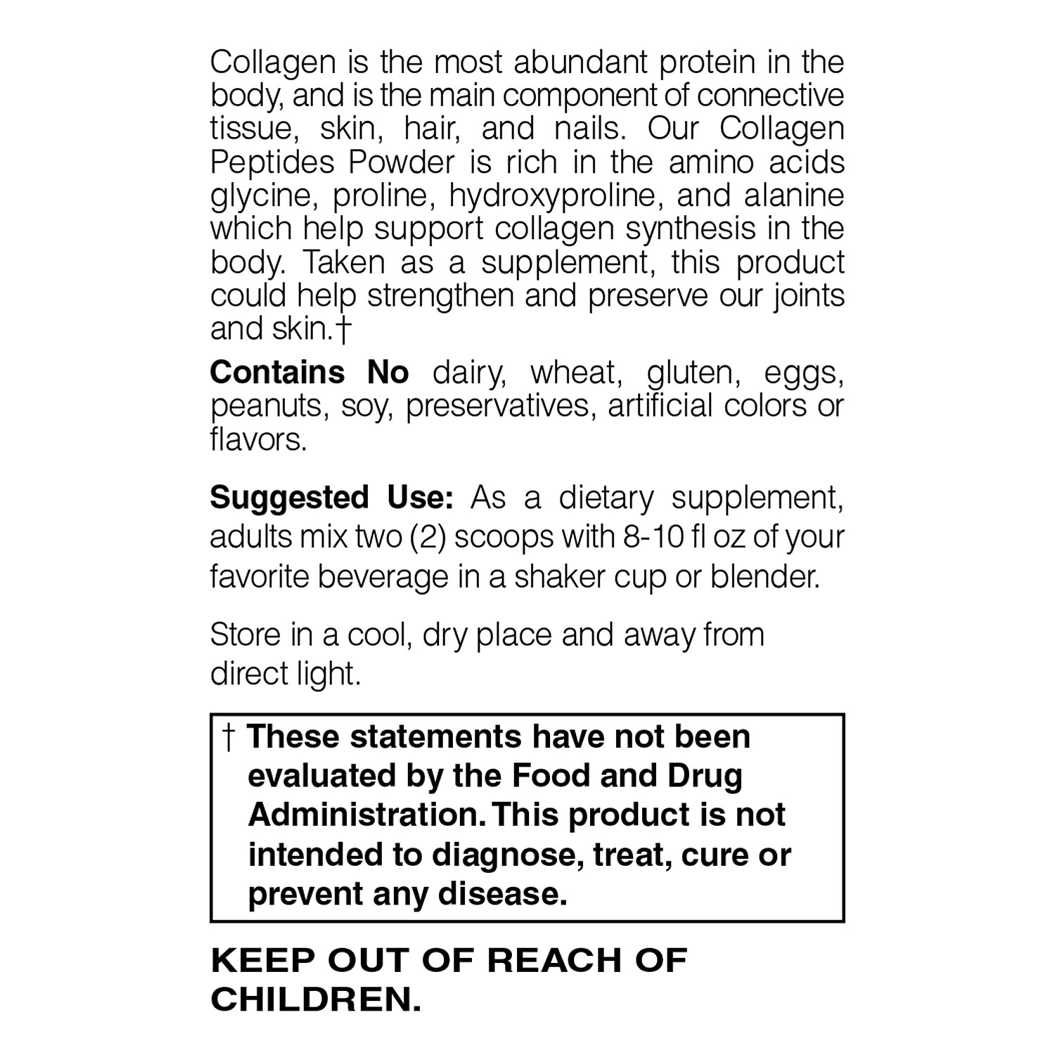 Holly Hill Health Foods Collagen Peptides,20 Grams Type 1 & 3,Chocolate,13.33 Oz