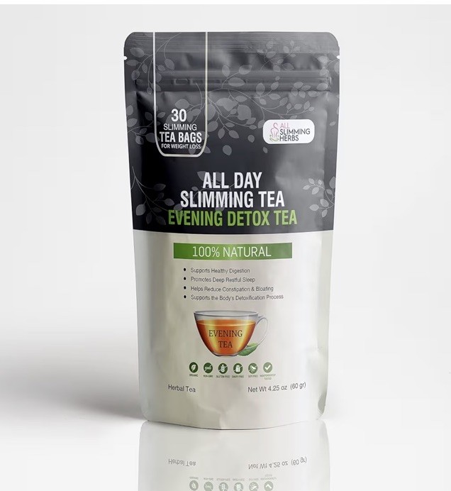 All Day Slimming Tea Weight Loss – All Natural 30 Days Detox Tea That Fla…