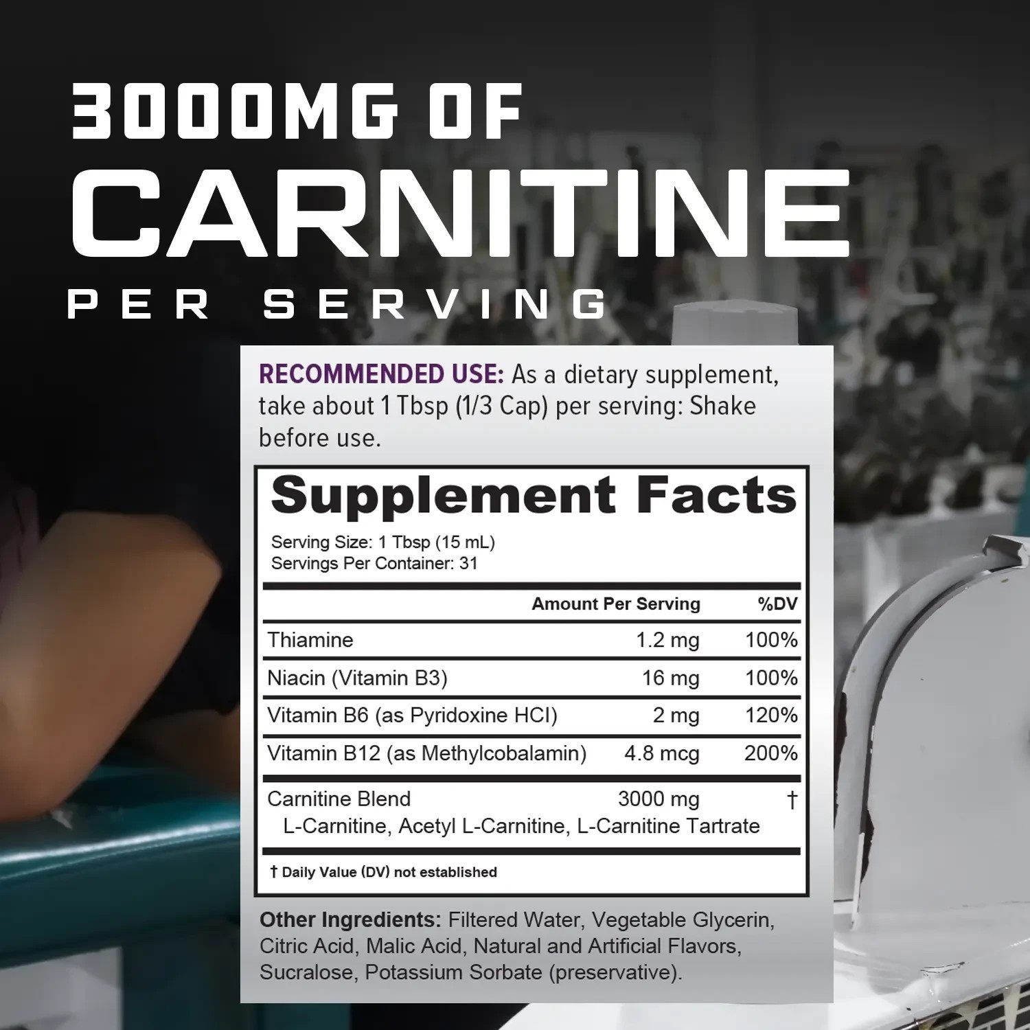 2 SETS—NEW LUXRY Cutler Nutrition Carnitine Liquid 3000, 3 Pack Multi Flavor
