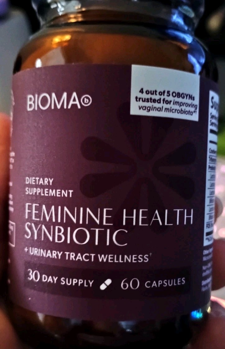 BIOMA Feminine Synbiotic Urinary Tract Wellness 60 Caps Exp 3/2028
