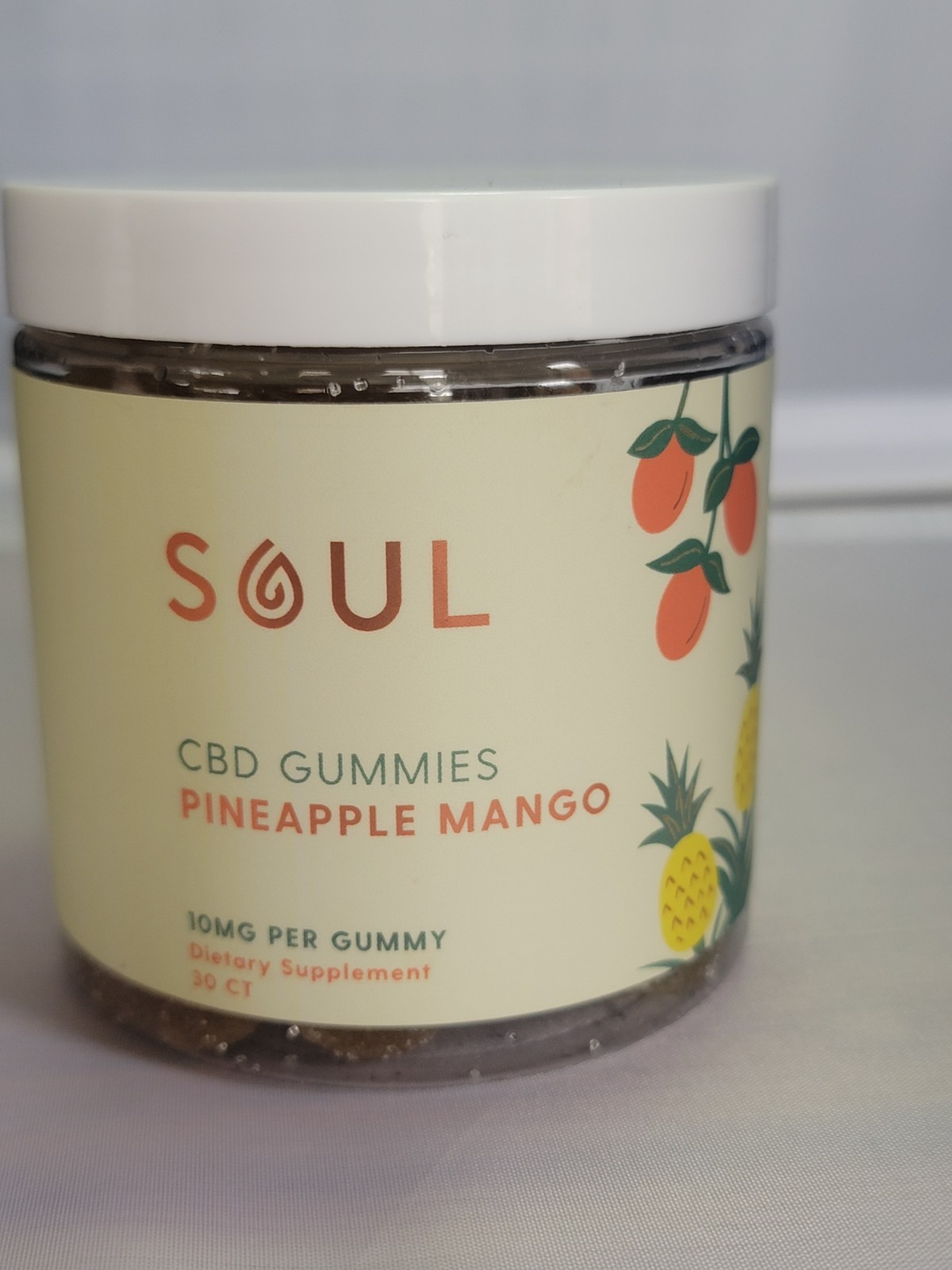 Soul Gummies 30 Count Pineapple Mango