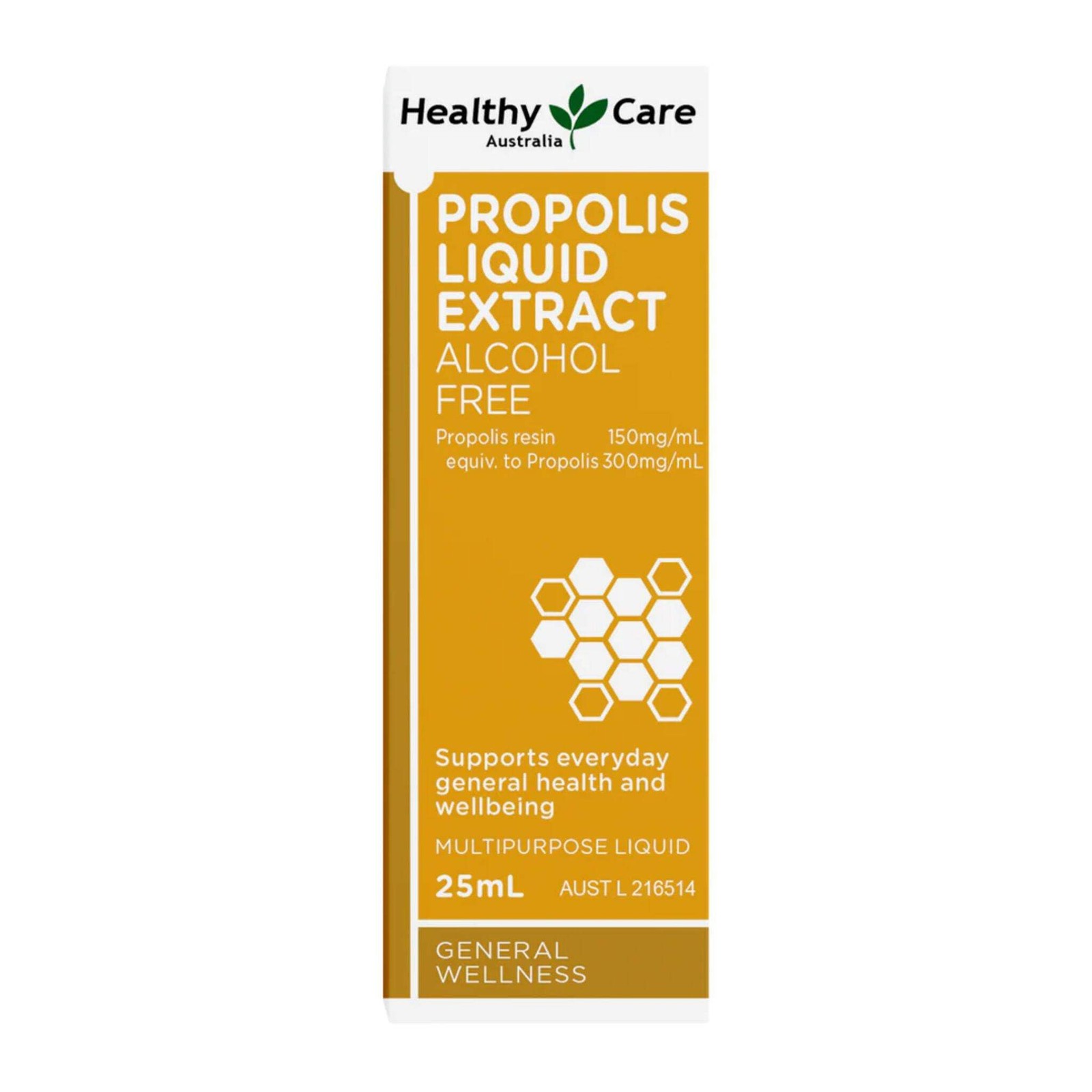 Healthy Care Propolis Liquid Alcohol Free 25ml Immune & Oral Health Support