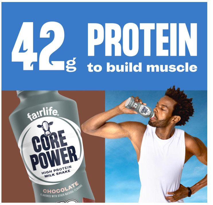 Core Power Elite Protein Shake Chocolate 42g 14oz 12 Pack