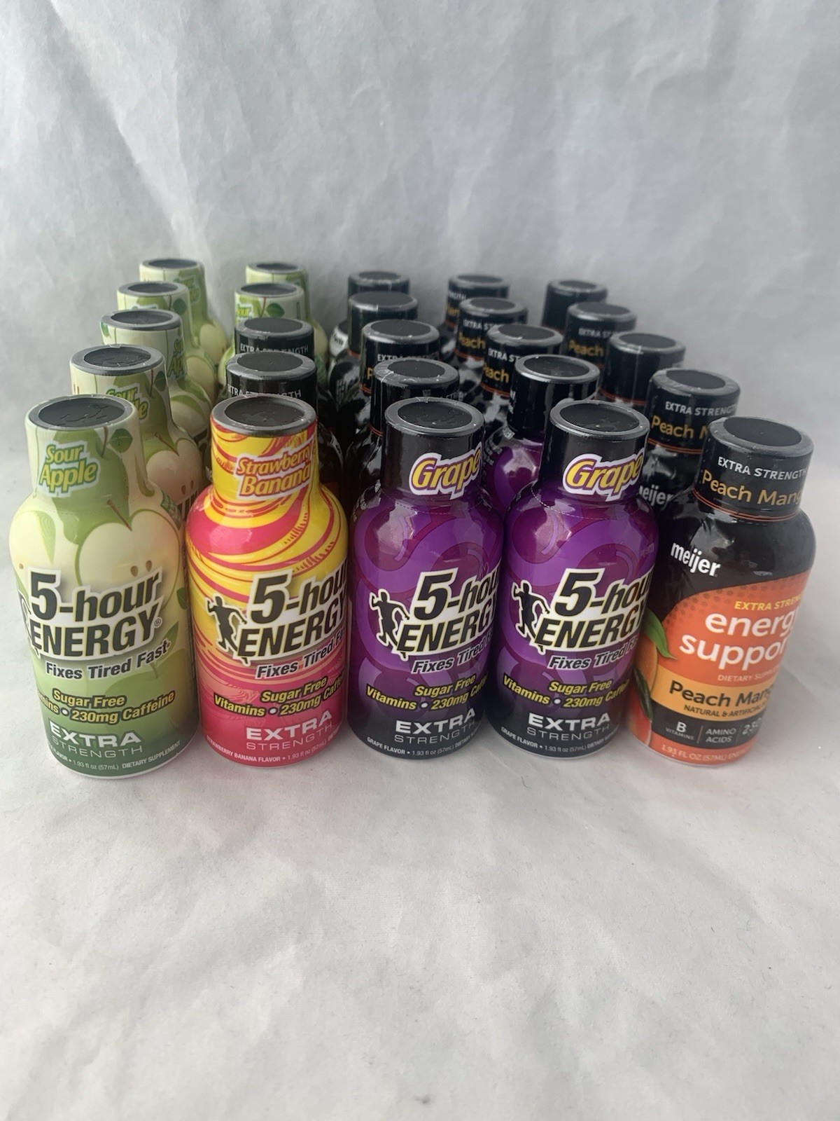 5 Hour Energy Shots 25 Bottles Extra Strength 4 Flavors Exp 2027 #4