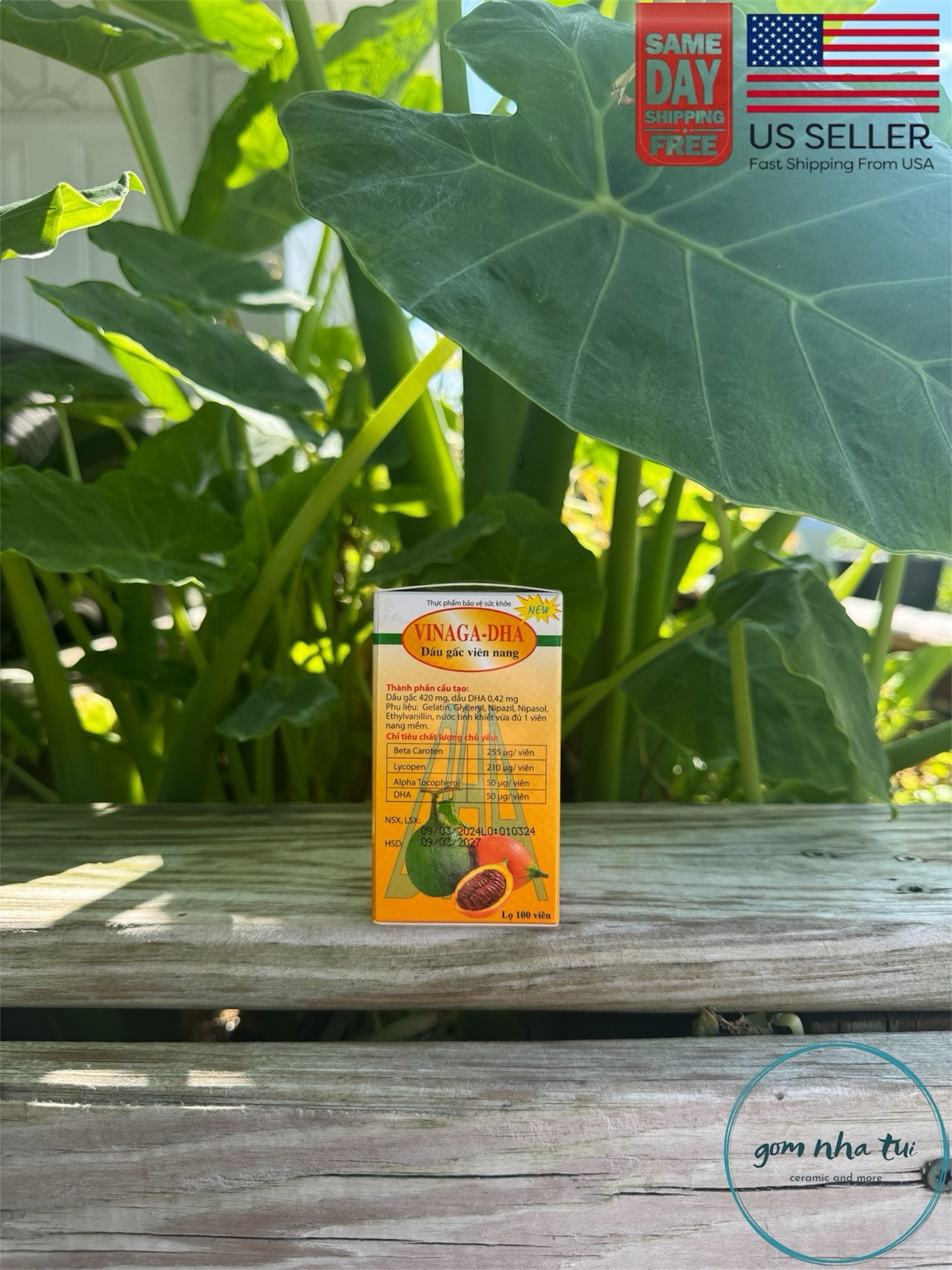 Dau Gac – Vinaga DHA Gac Oil Momordica GAC Fruit – Dầu Gấc