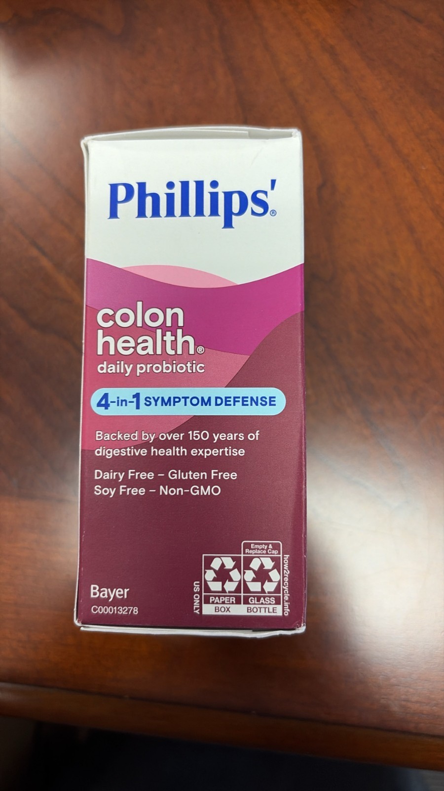 2pc Philips Colon Health Daily Probiotic Capsules 4-in-1 Symptom Defense 60 Ct