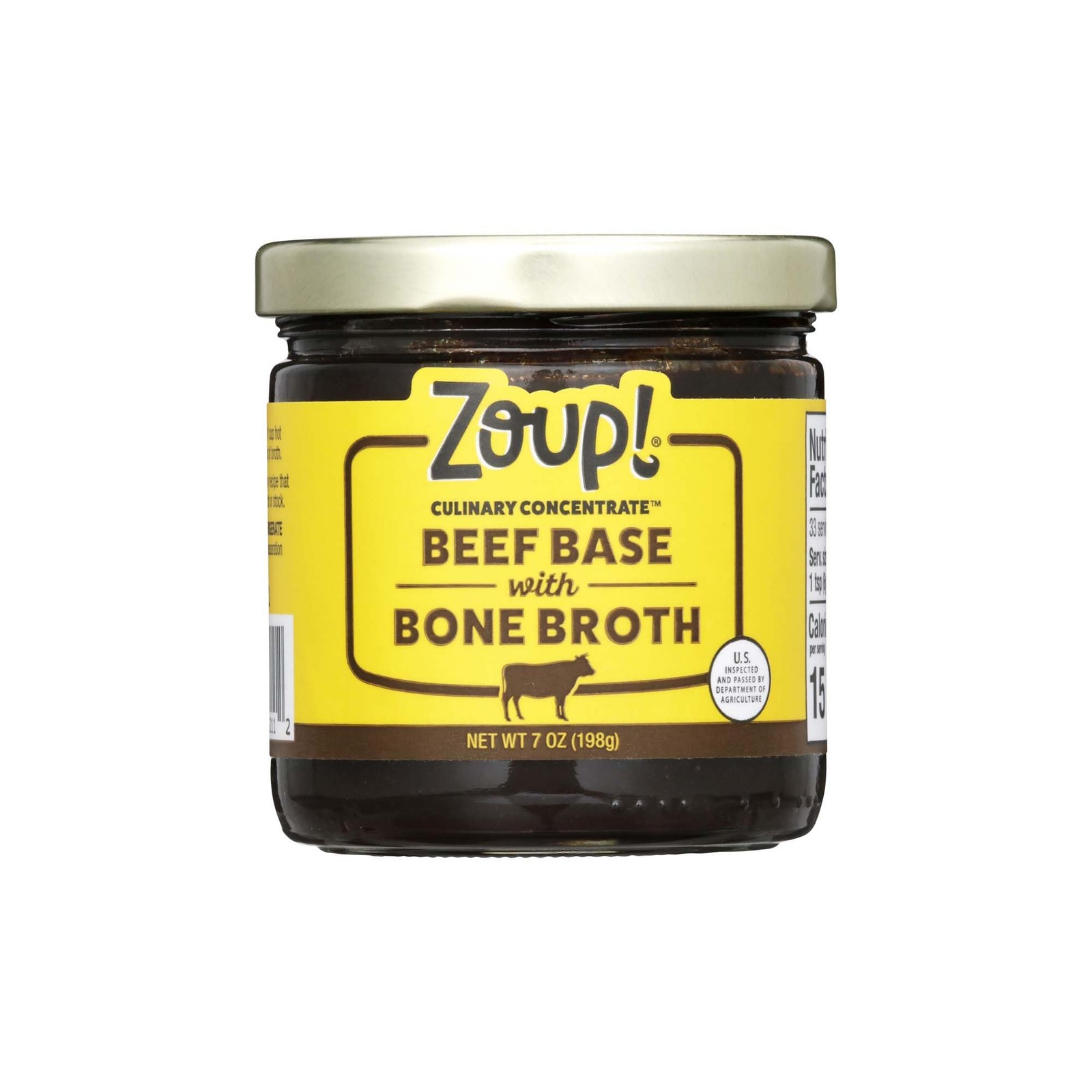 Zoup Beef Base with Beef Bone Broth Culinary Concentrate, 7 Oz