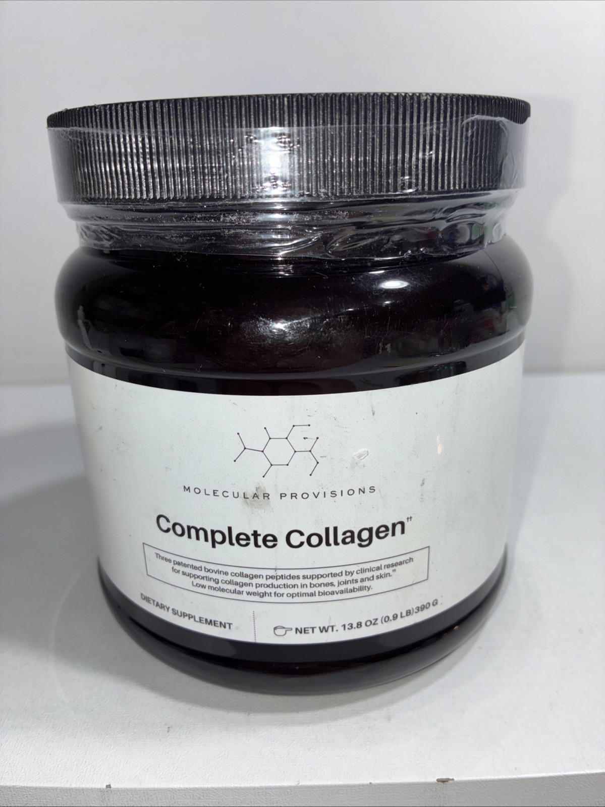 Sealed Molecular Complete Collagen Supplement, 13oz, Damaged Outer Packaging