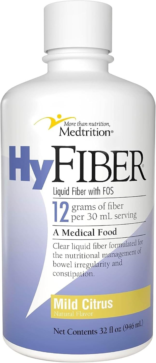 HyFiber Daily Liquid Fiber for Regularity and Soft Stools, 12 Grams Soluble F…
