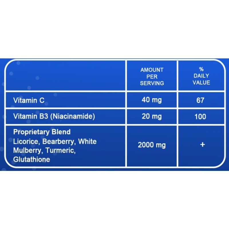 Skin Whitening Glutathione 2000mg Whitening and Brightening 120 Capsules